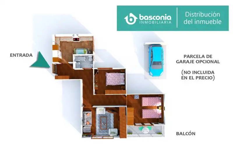 Appartamento con balcone in vendita a Arabaren Kalea, imagen 2