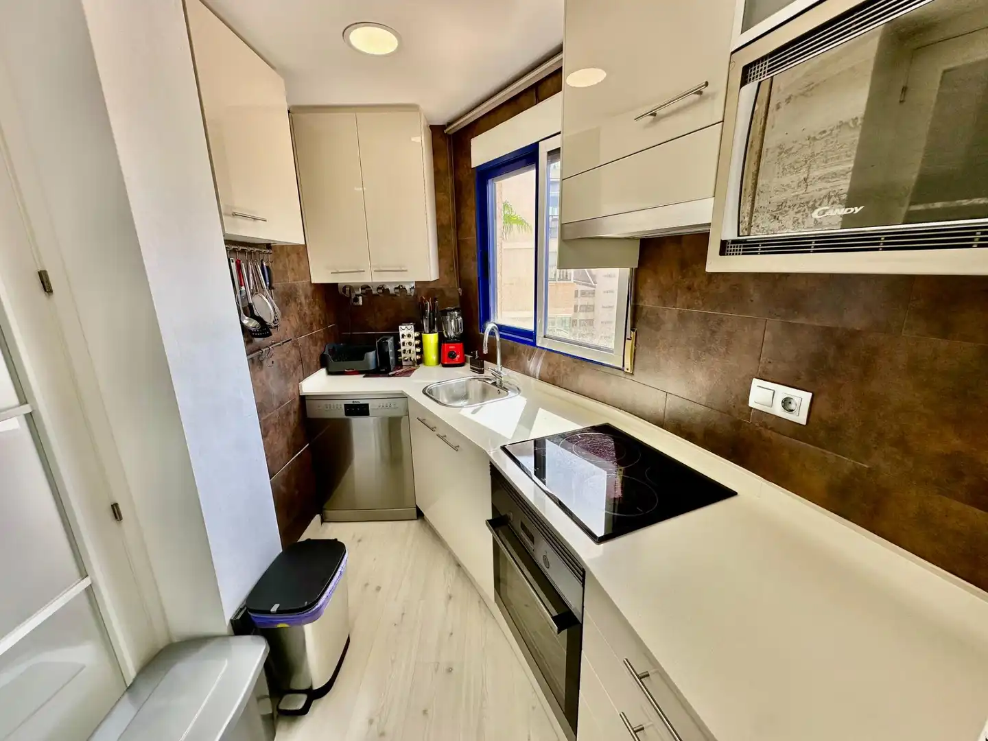 Kitchen of Flat for sale in Elche / Elx  with Air Conditioner, Heating and Private garden