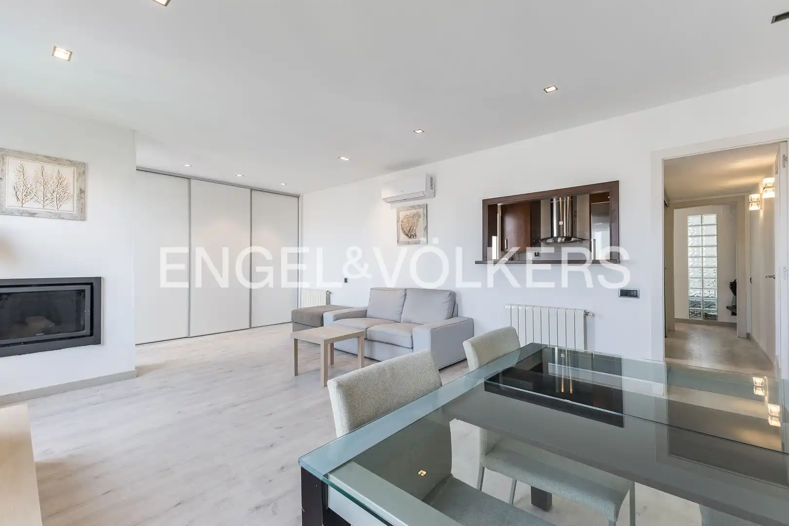Sala de estar de Ático en venta en Gràcia
