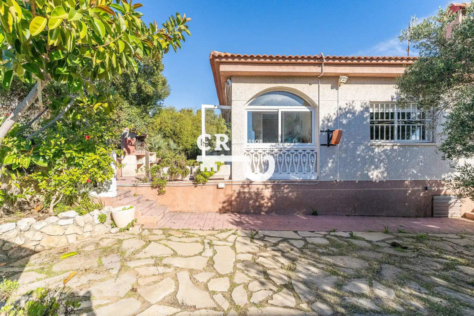 Vista exterior de Casa o chalet en venta en Cunit con Calefacción, Jardín privado y Terraza