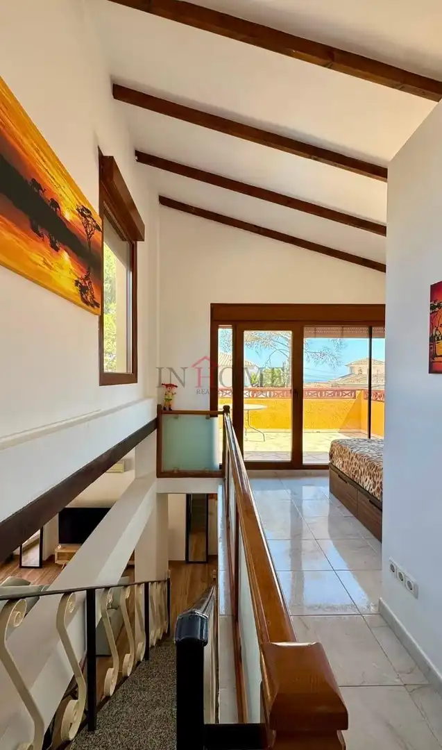 Exterior view of Houses for sale in La Nucia  with Air Conditioner, Terrace and Swimming Pool