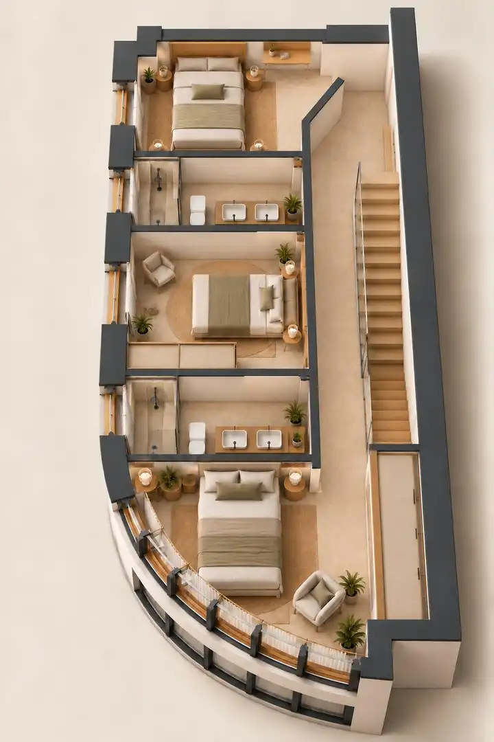 Bedroom of Attic for sale in Inca  with Air Conditioner, Heating and Terrace