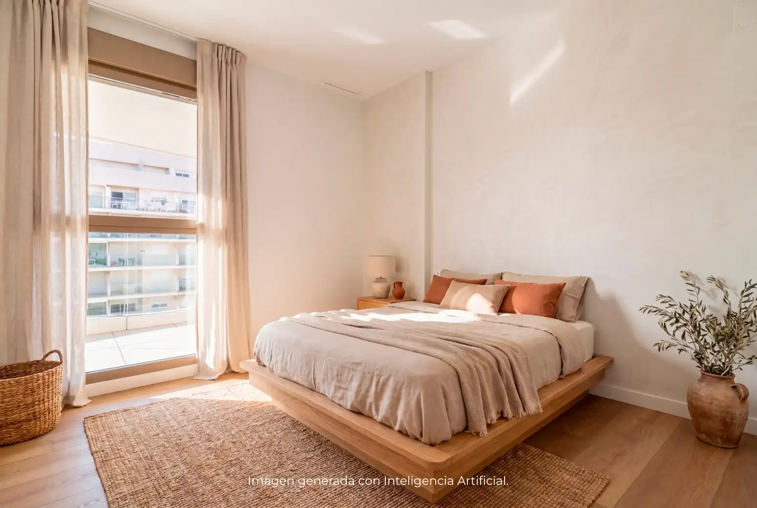 Bedroom of Flat for rent in El Puig de Santa Maria  with Air Conditioner, Heating and Private garden