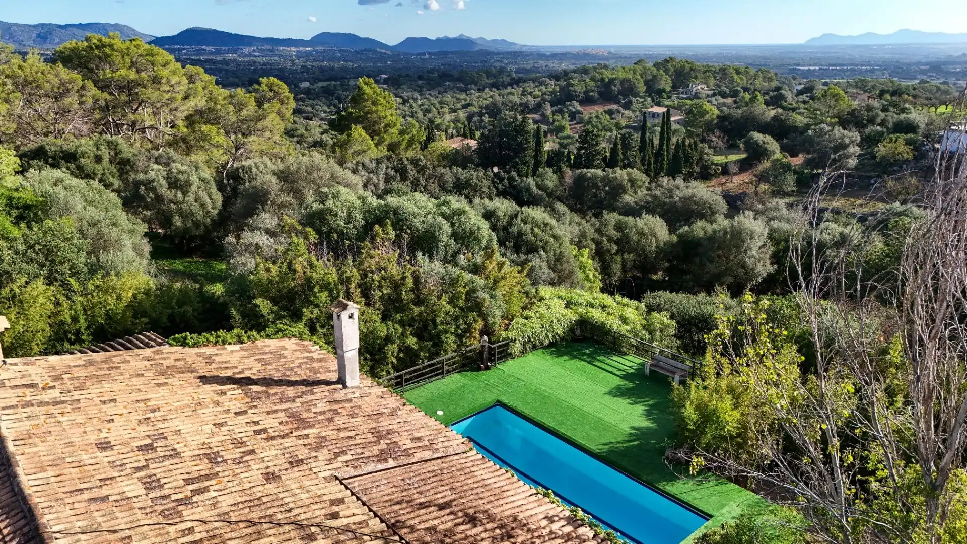 Jardín de Finca rústica en venta en Inca con Aire acondicionado, Jardín privado y Terraza