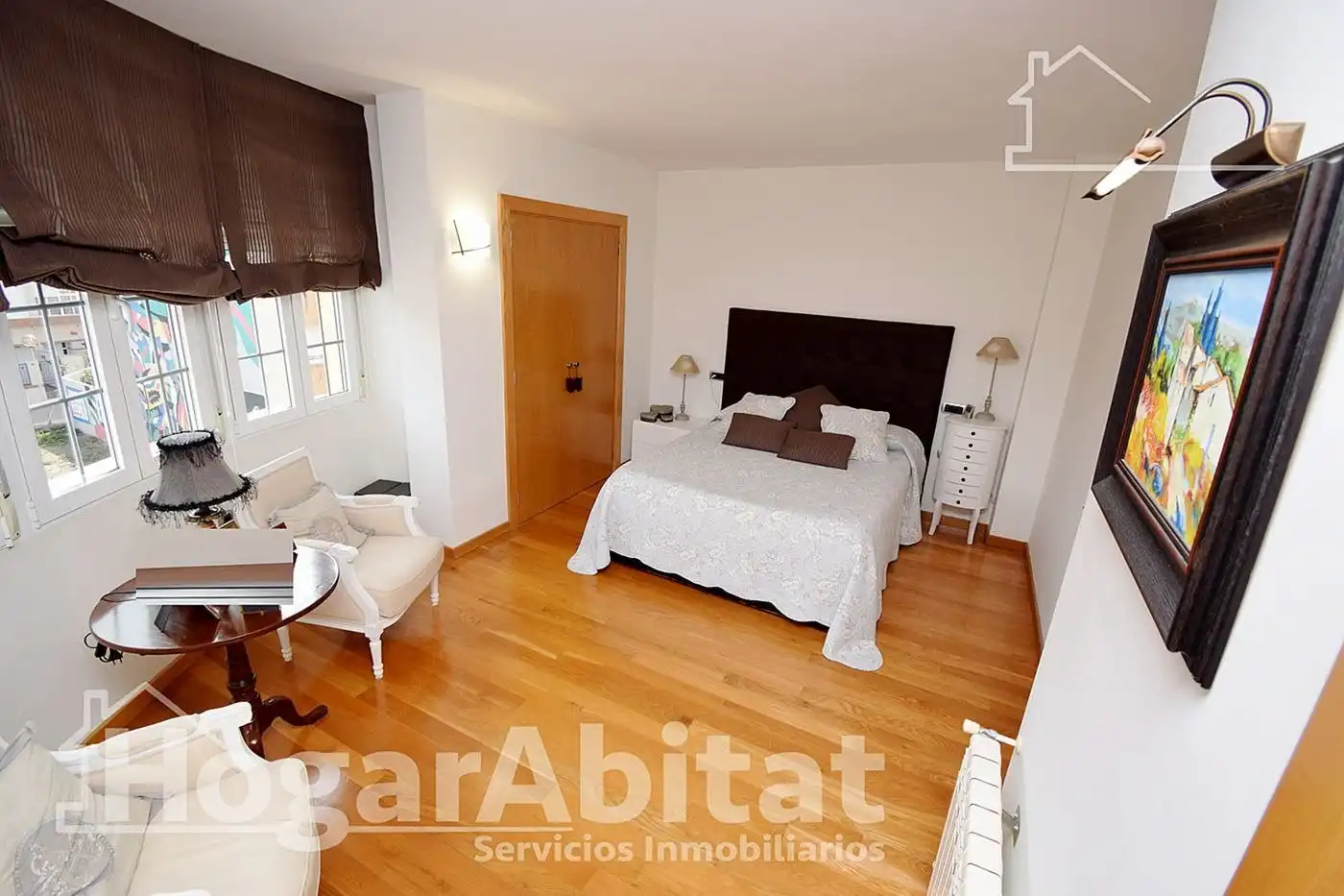 Schlafzimmer von Einfamilien-Reihenhaus zum Verkauf in Vila-real mit Klimaanlage, Privatgarten und Terrasse