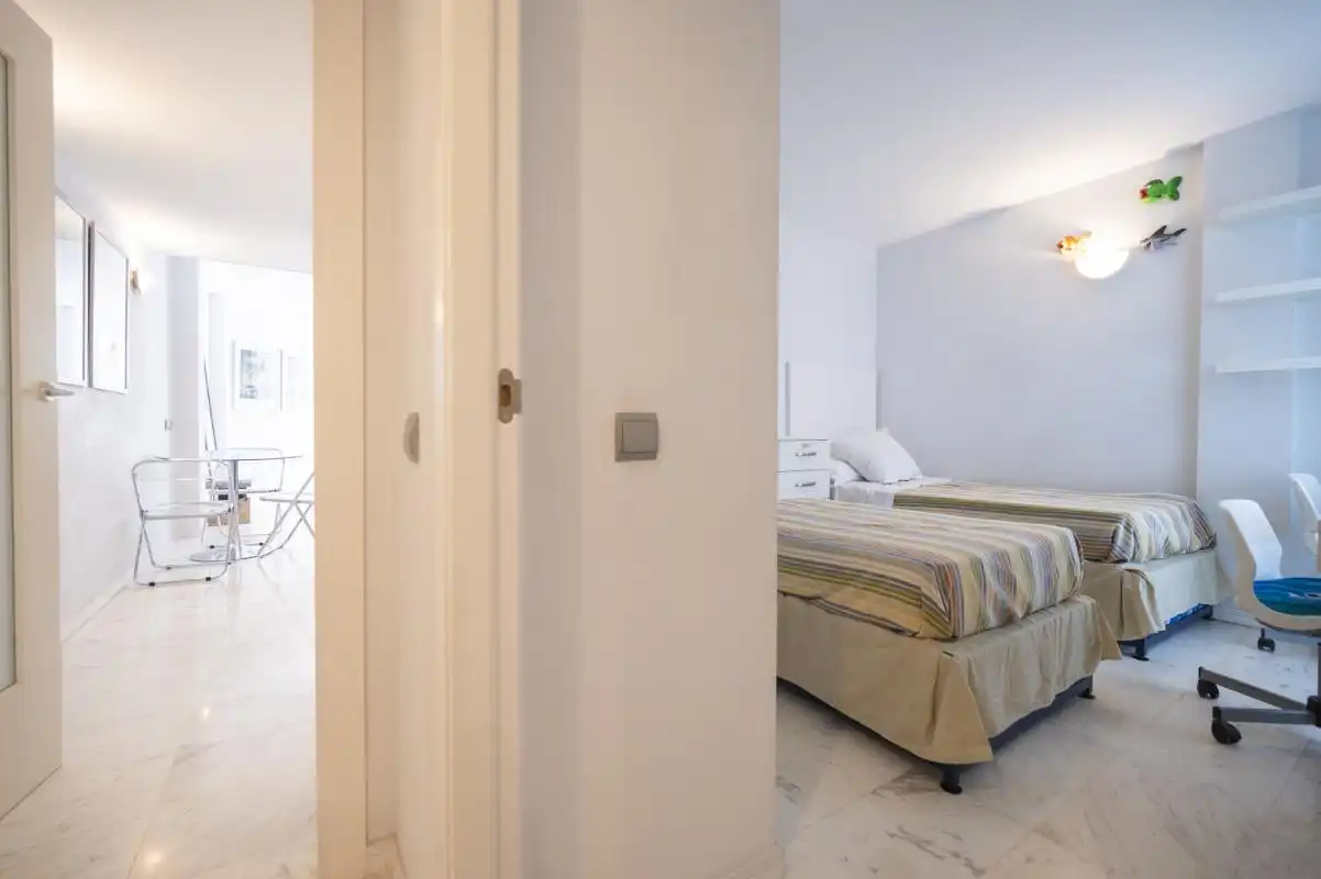 Bedroom of Flat for rent in Eivissa  with Air Conditioner, Heating and Swimming Pool