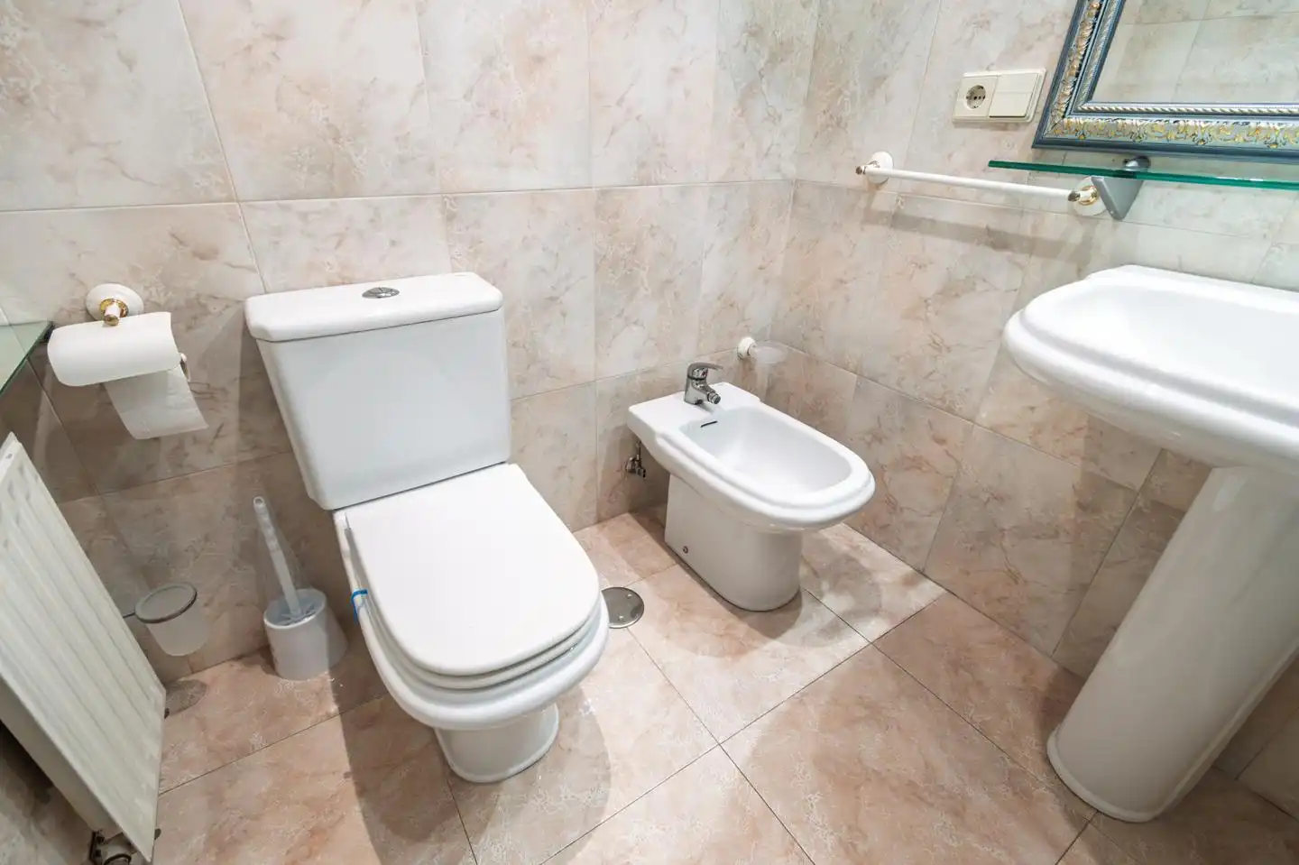 Baño de Piso de alquiler en Barañáin / Barañain con Calefacción, Parquet y Trastero