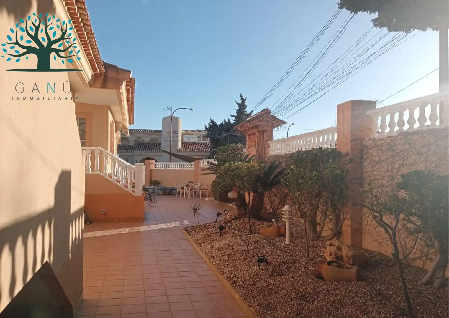 Vista exterior de Casa o xalet en venda en Mazarrón amb Calefacció, Jardí privat i Terrassa