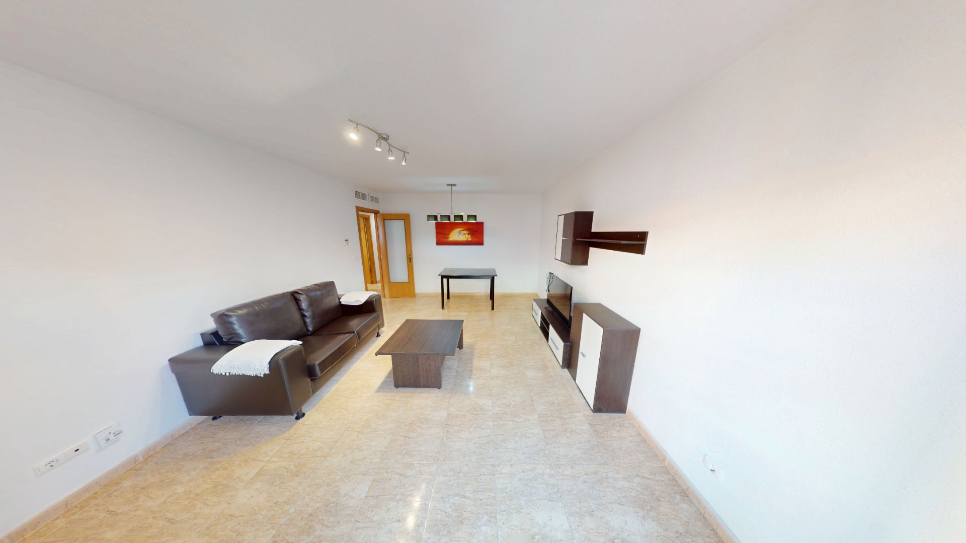 Living room of Flat for sale in Alicante / Alacant  with Air Conditioner, Heating and Furnished
