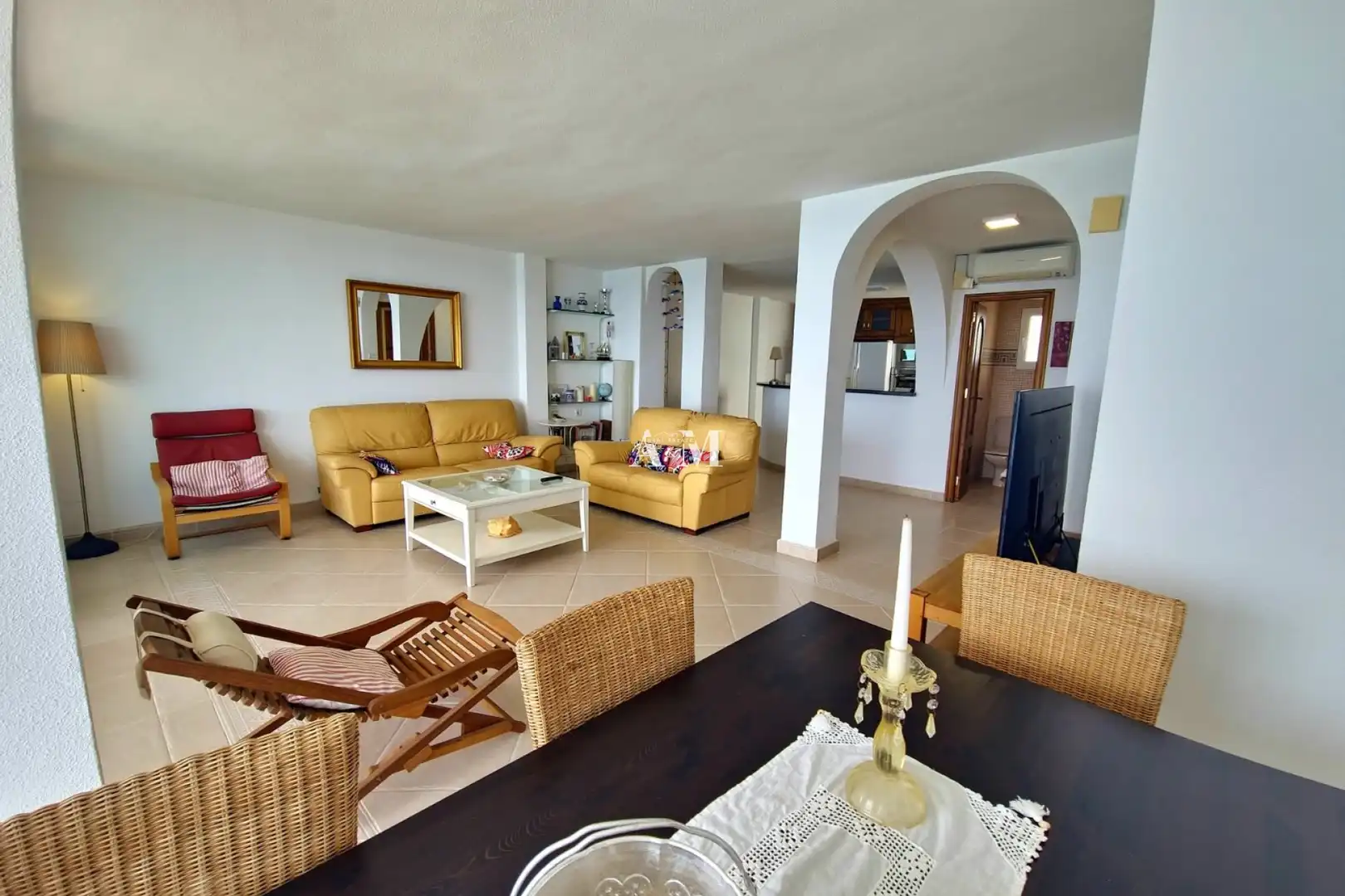 Sala de estar de Piso de alquiler en Torrevieja con Aire acondicionado, Calefacción y Amueblado