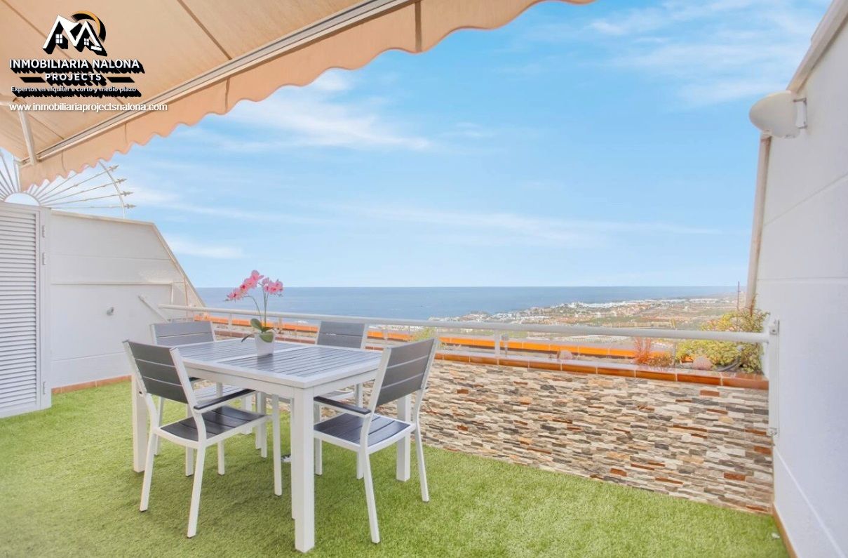 Terraza de Apartamento de alquiler en Adeje con Aire acondicionado, Calefacción y Terraza