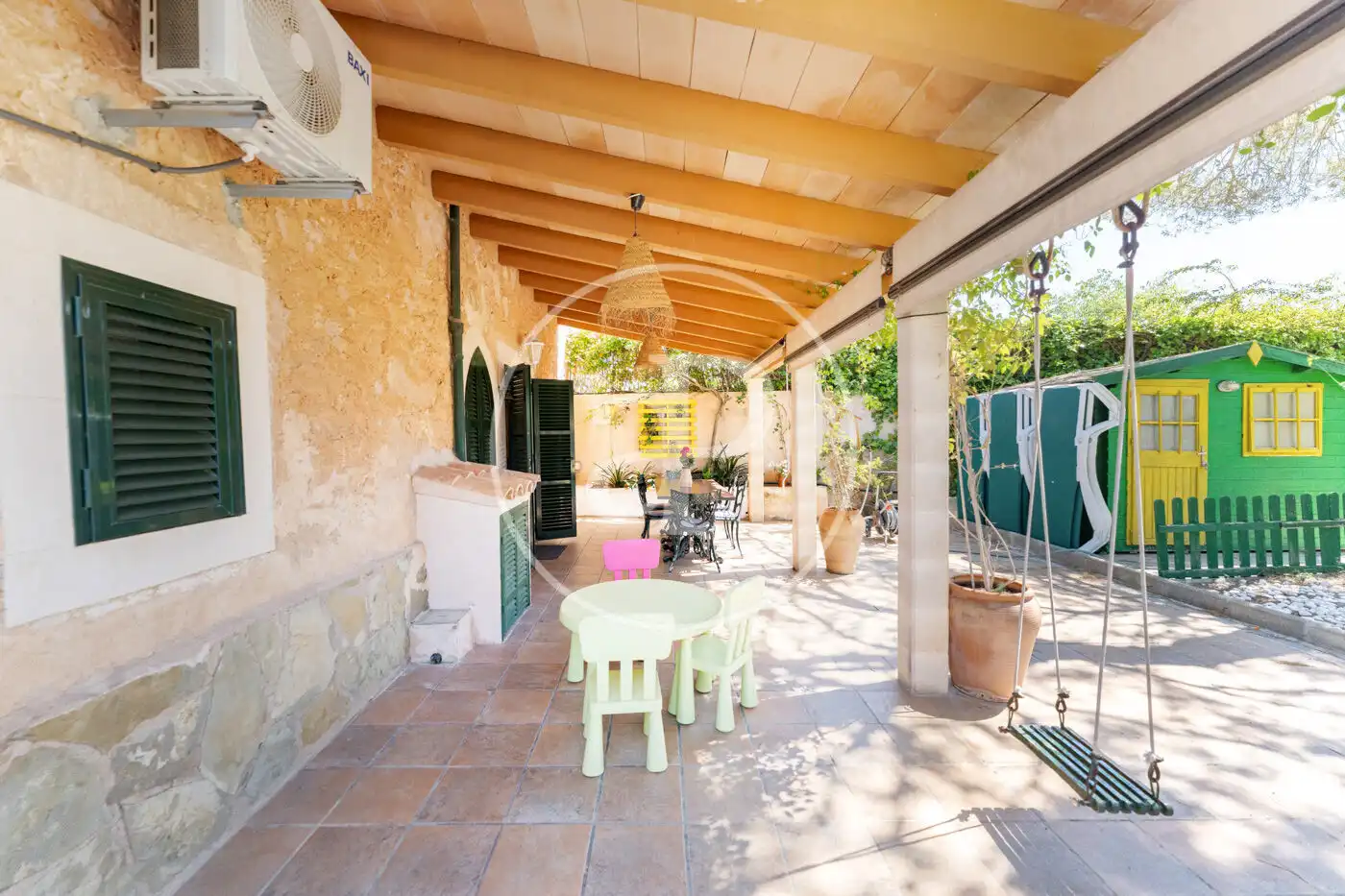 Terraza de Casa o chalet en venta en Campos con Aire acondicionado, Calefacción y Jardín privado