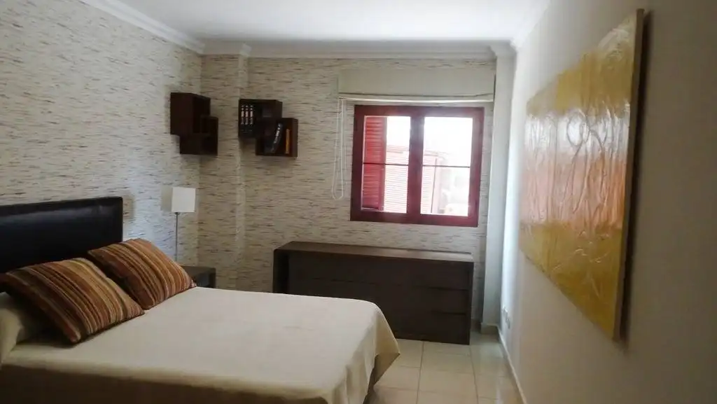 Schlafzimmer von Wohnung zur Miete in Las Palmas de Gran Canaria mit Privatgarten, Terrasse und Möbliert