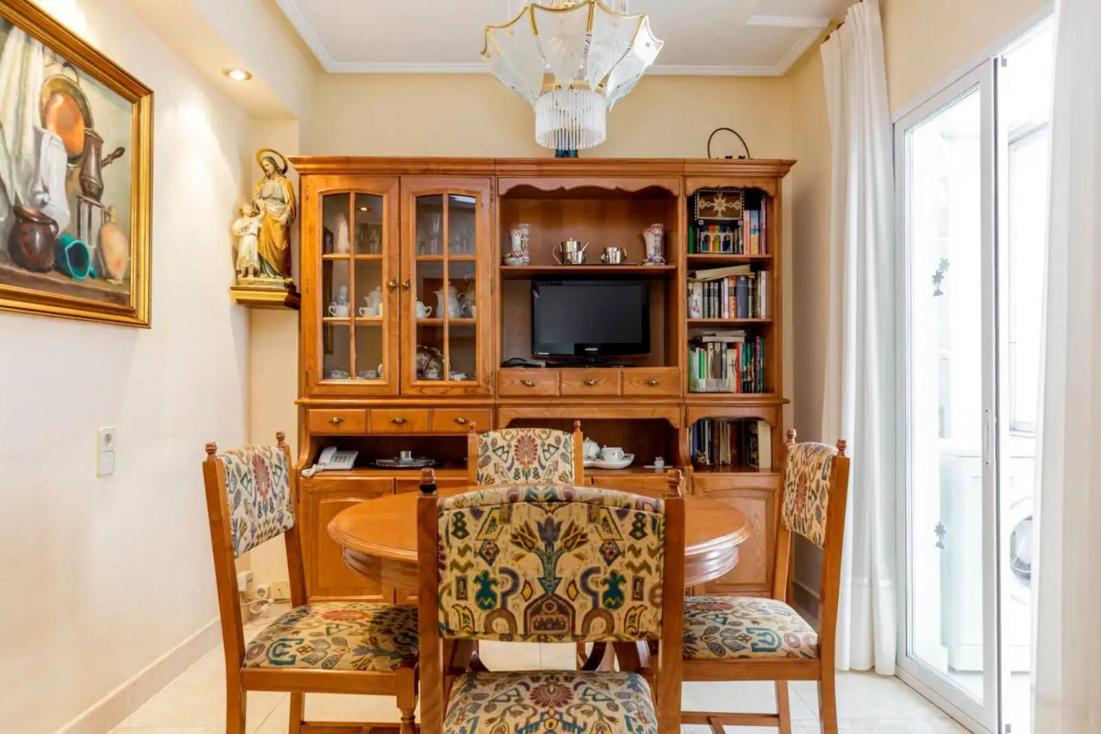 Dining room of Flat for sale in Zaragoza  with Air Conditioner, Terrace and Storage room