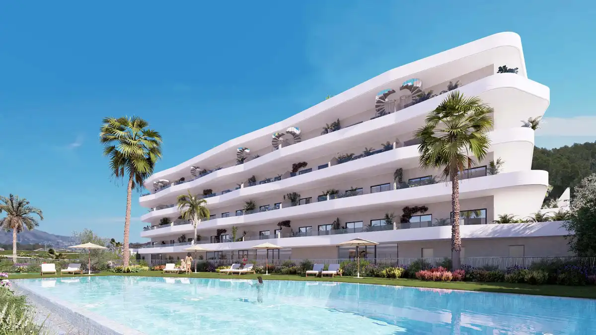 Vista exterior de Apartament en venda en La Nucia