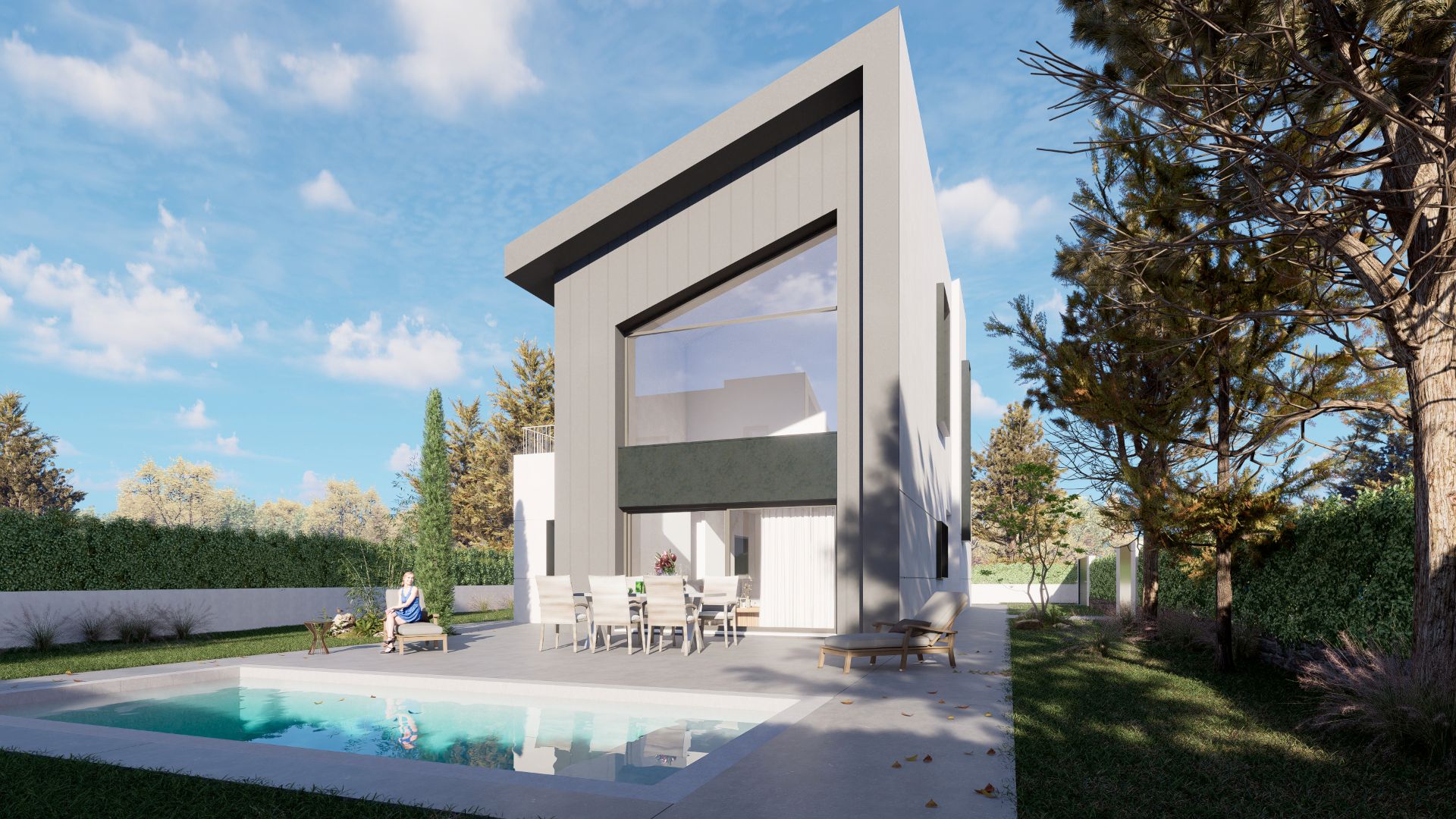 Vista exterior de Casa o xalet en venda en Torrelodones amb Aire condicionat, Calefacció i Jardí privat