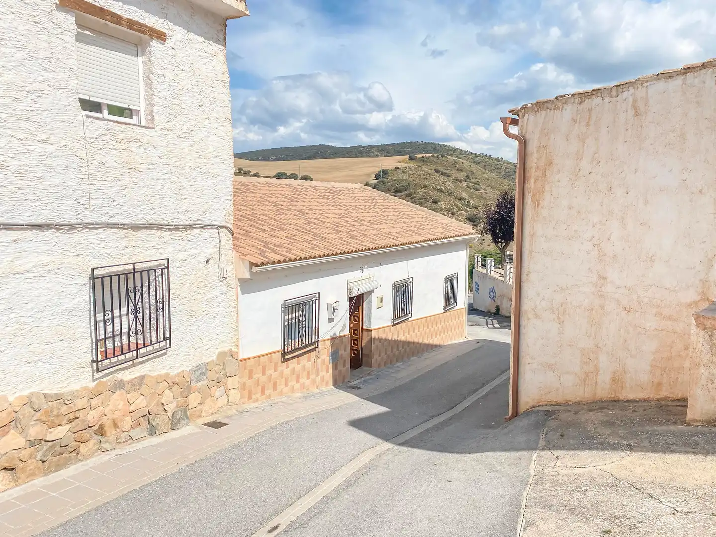 Vista exterior de Finca rústica en venta en Agrón con Calefacción, Terraza y Trastero