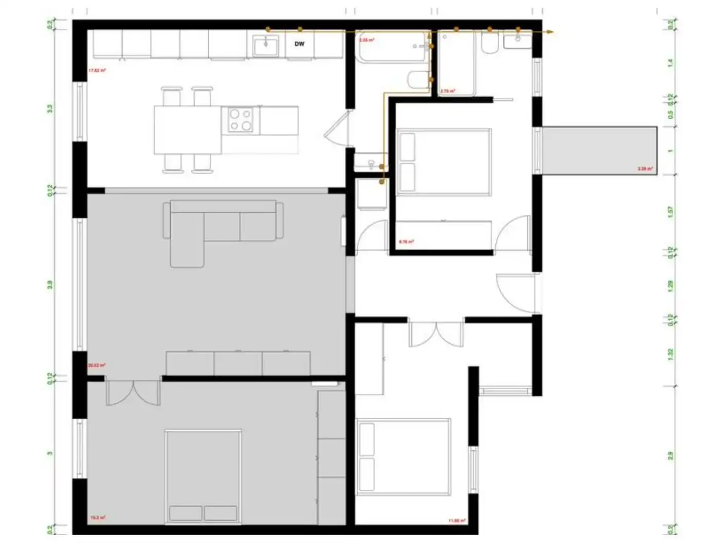 Appartement avec terrasse à vendre à Carrer del Bruc, imagen 16
