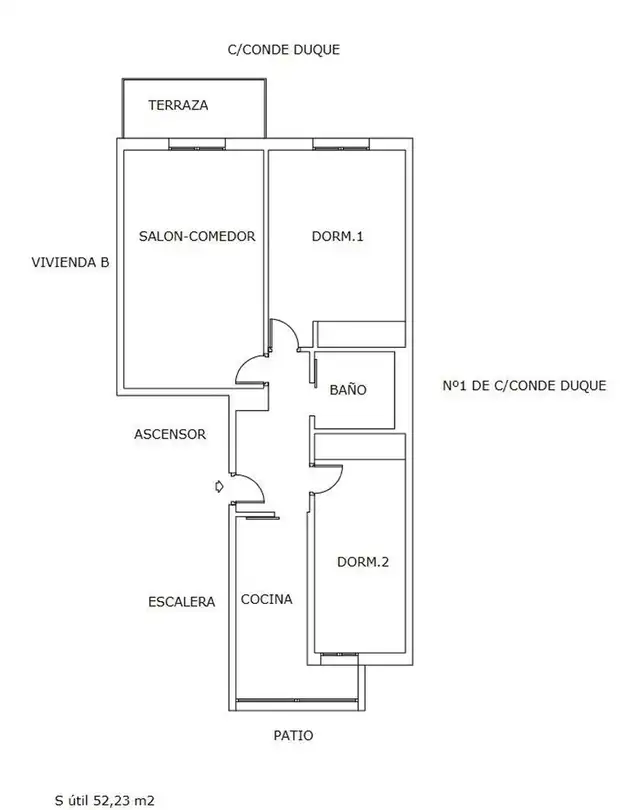 Flat for rent in Madrid  with Air Conditioner and Terrace