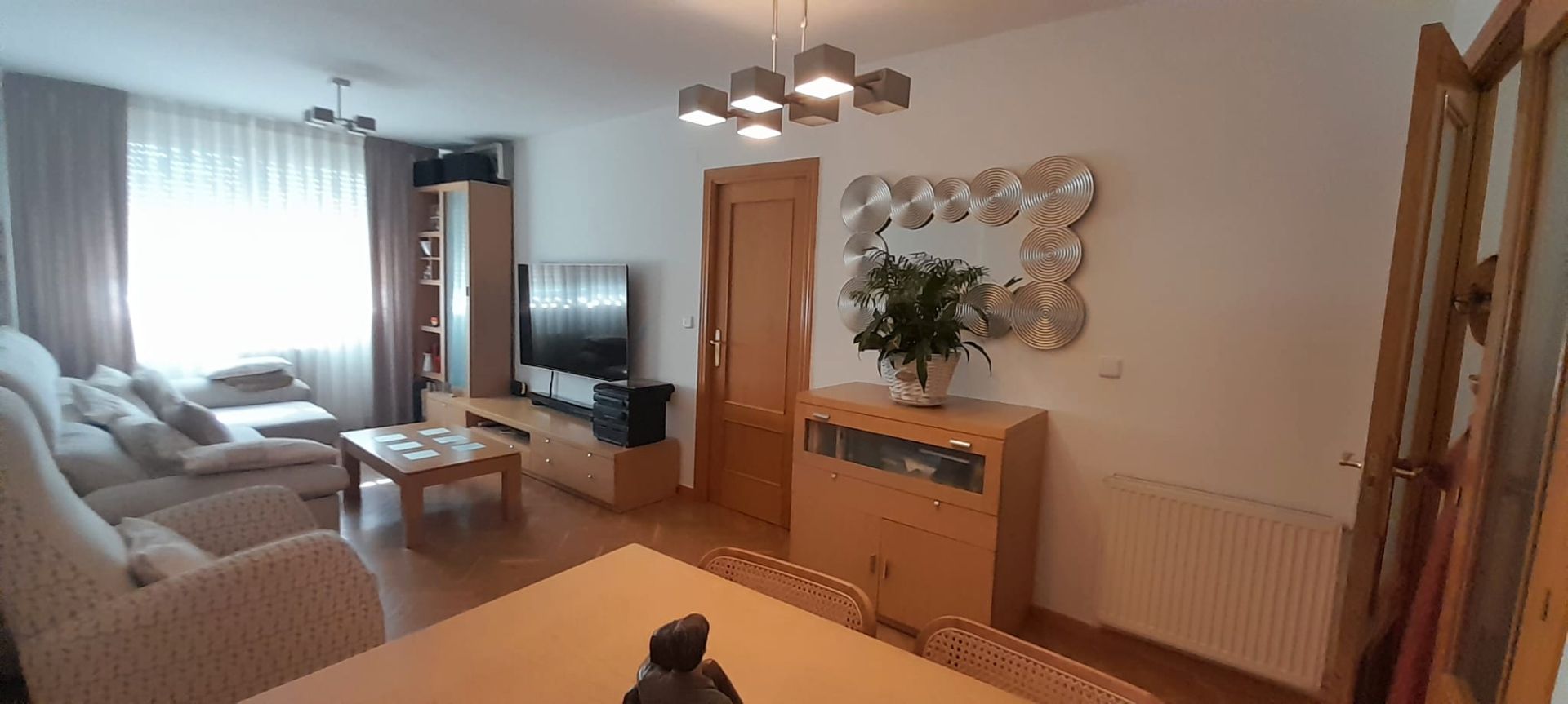 Sala d'estar de Pis en venda en  Madrid Capital amb Aire condicionat, Calefacció i Parquet