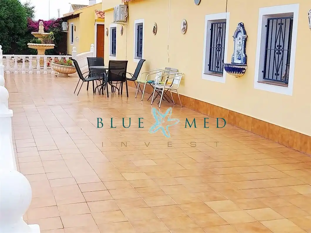 Terraza de Casa o chalet en venta en Alhama de Murcia con Aire acondicionado, Calefacción y Jardín privado