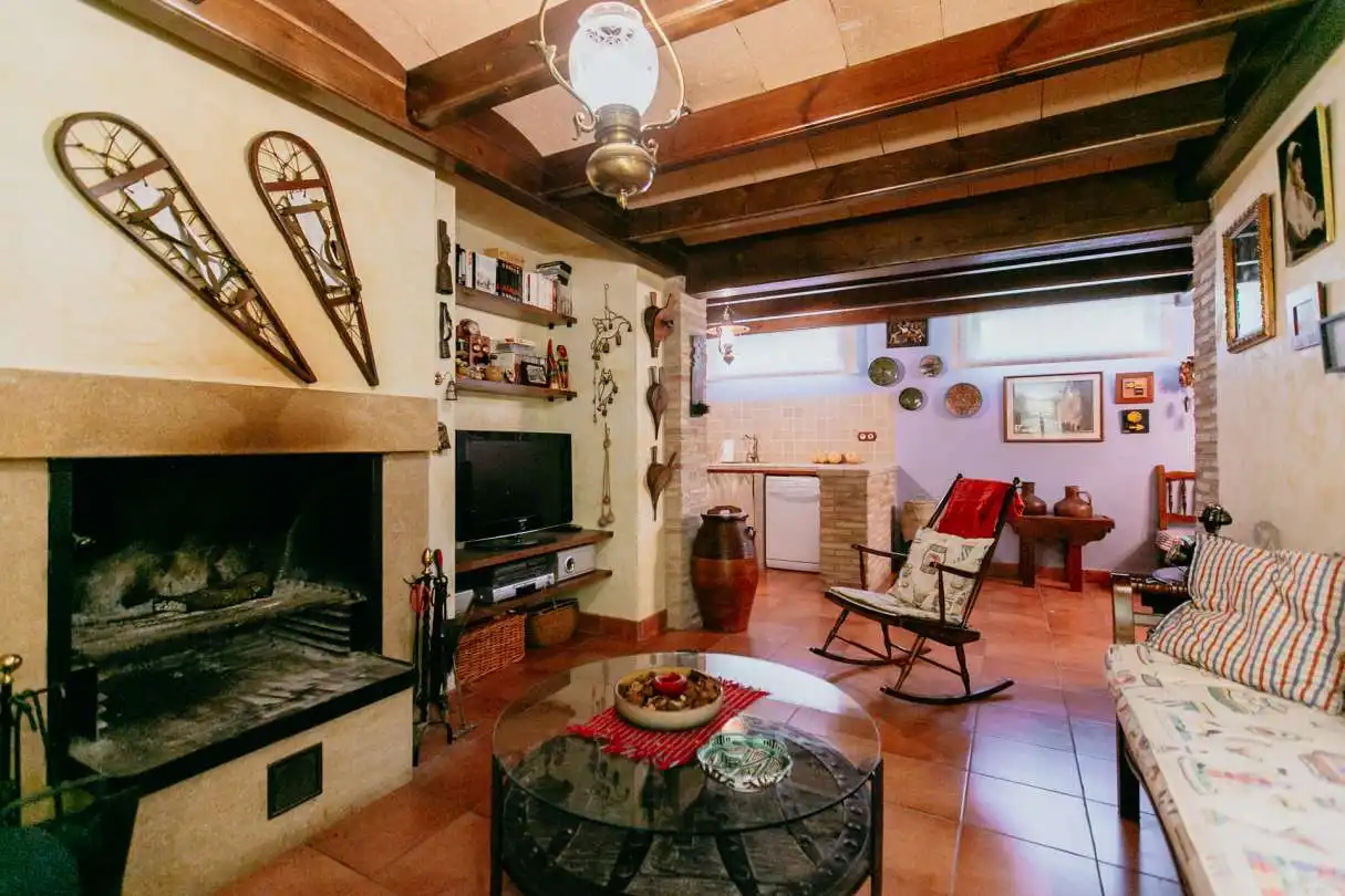 Sala d'estar de Casa o xalet en venda en Banastás amb Aire condicionat, Calefacció i Jardí privat