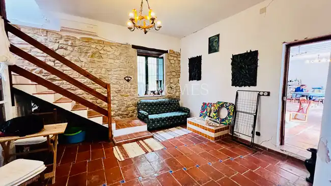 Sala de estar de Finca rústica en venta en Úbeda con Jardín privado, Terraza y Piscina