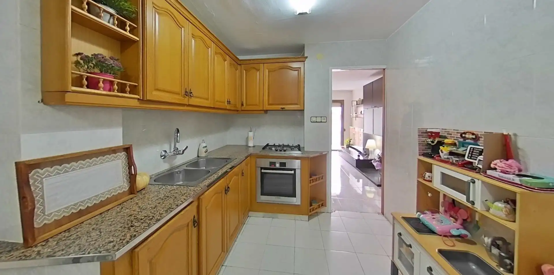 Cocina de Ático en venta en Canovelles con Terraza, Trastero y Balcón