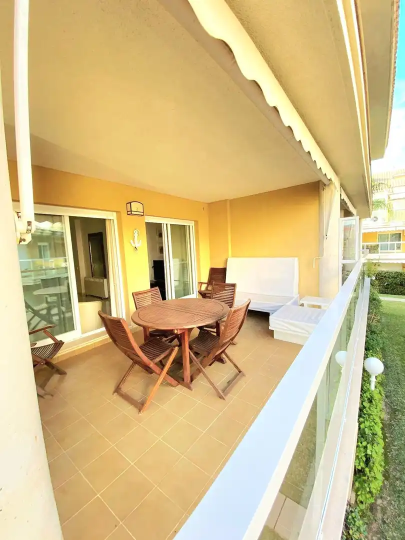 Terrasse von Wohnung zur Miete in Jávea / Xàbia mit Klimaanlage, Heizung und Terrasse