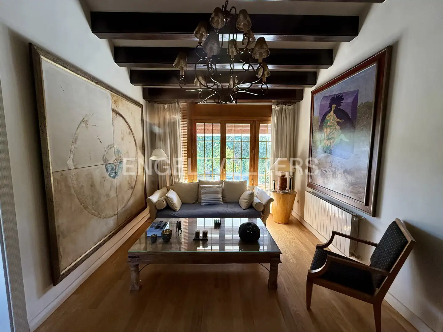 Sala de estar de Casa o chalet de alquiler en Algete con Aire acondicionado, Calefacción y Jardín privado