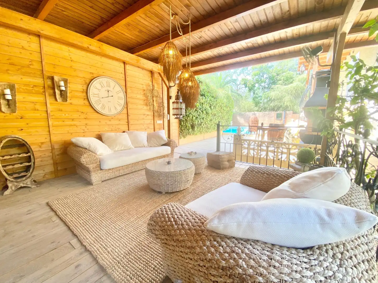 Terraza de Casa o chalet de alquiler en L'Alfàs del Pi con Aire acondicionado, Calefacción y Jardín privado
