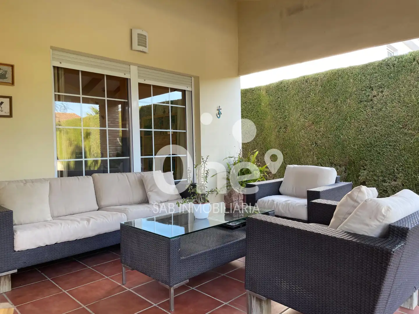 Terrassa de Casa o xalet de lloguer en San Antonio de Benagéber amb Calefacció, Jardí privat i Parquet