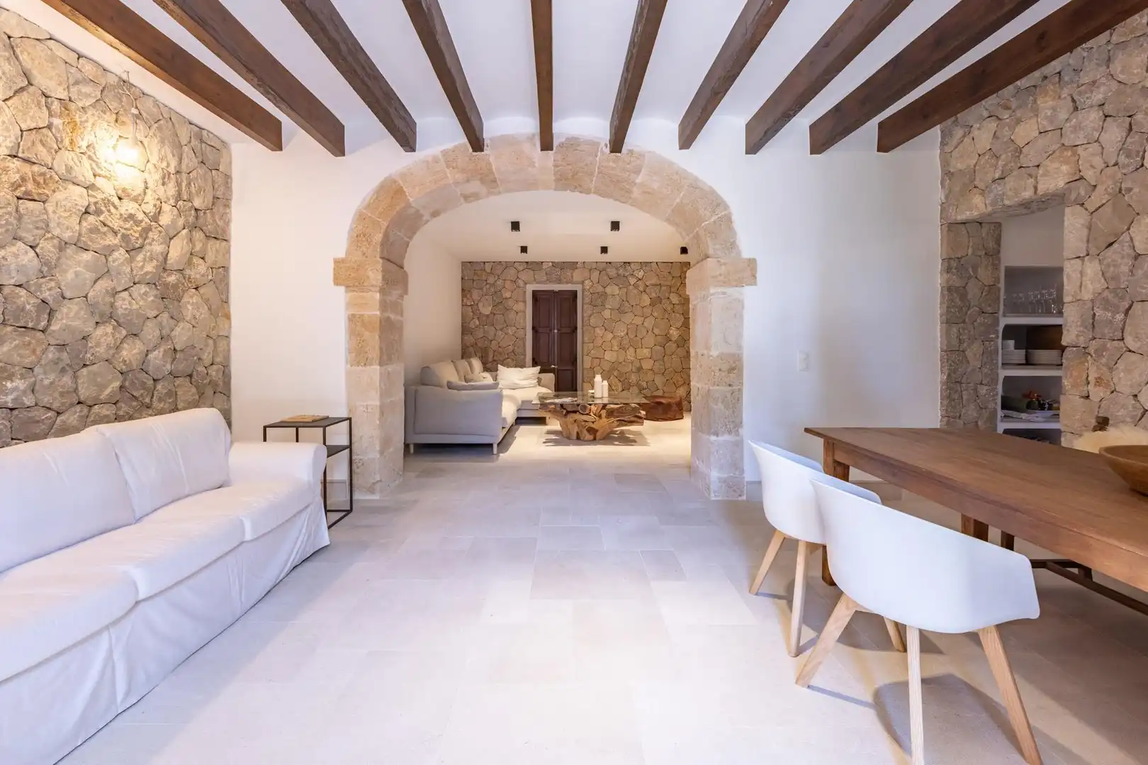 Sala d'estar de Finca rústica en venda en  Palma de Mallorca amb Aire condicionat, Calefacció i Jardí privat