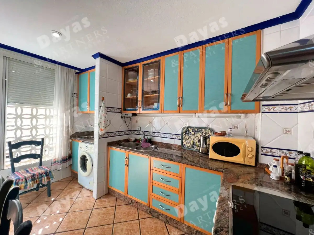 Kitchen of Flat for sale in Torrevieja  with Terrace and Furnished