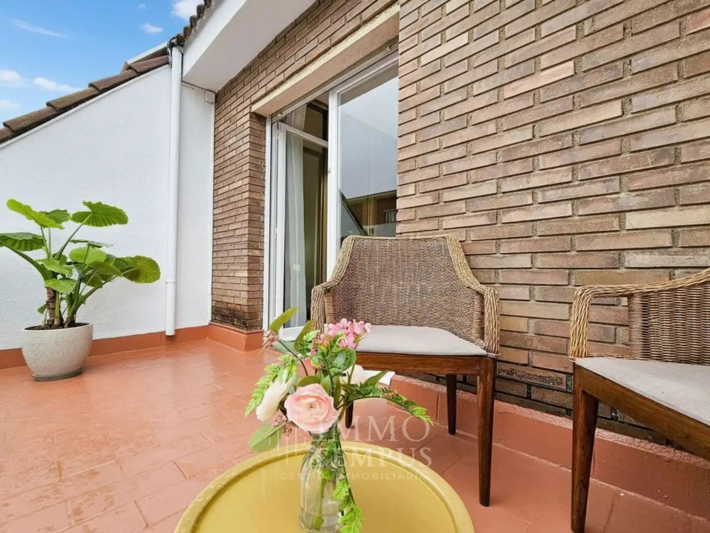 Terraza de Casa adosada en venta en Sant Cugat del Vallès con Jardín privado, Parquet y Terraza