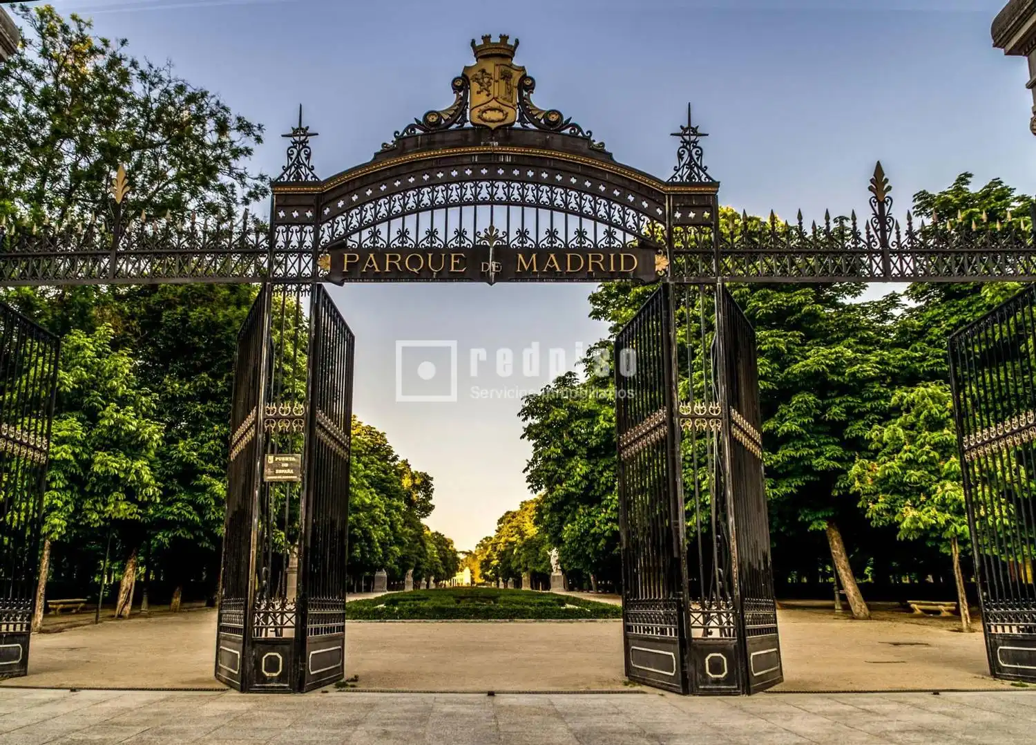 Exterior view of Flat for rent in Madrid  with Heating, Private garden and Parquet flooring