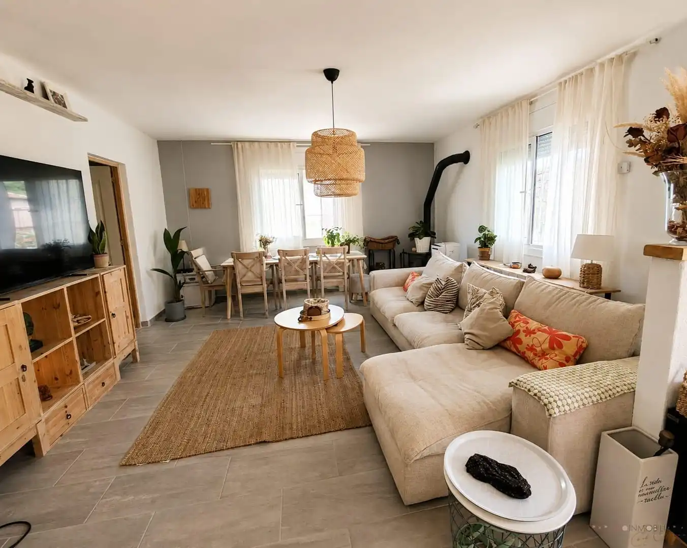 Sala d'estar de Casa o xalet en venda en Tordera amb Aire condicionat, Calefacció i Terrassa
