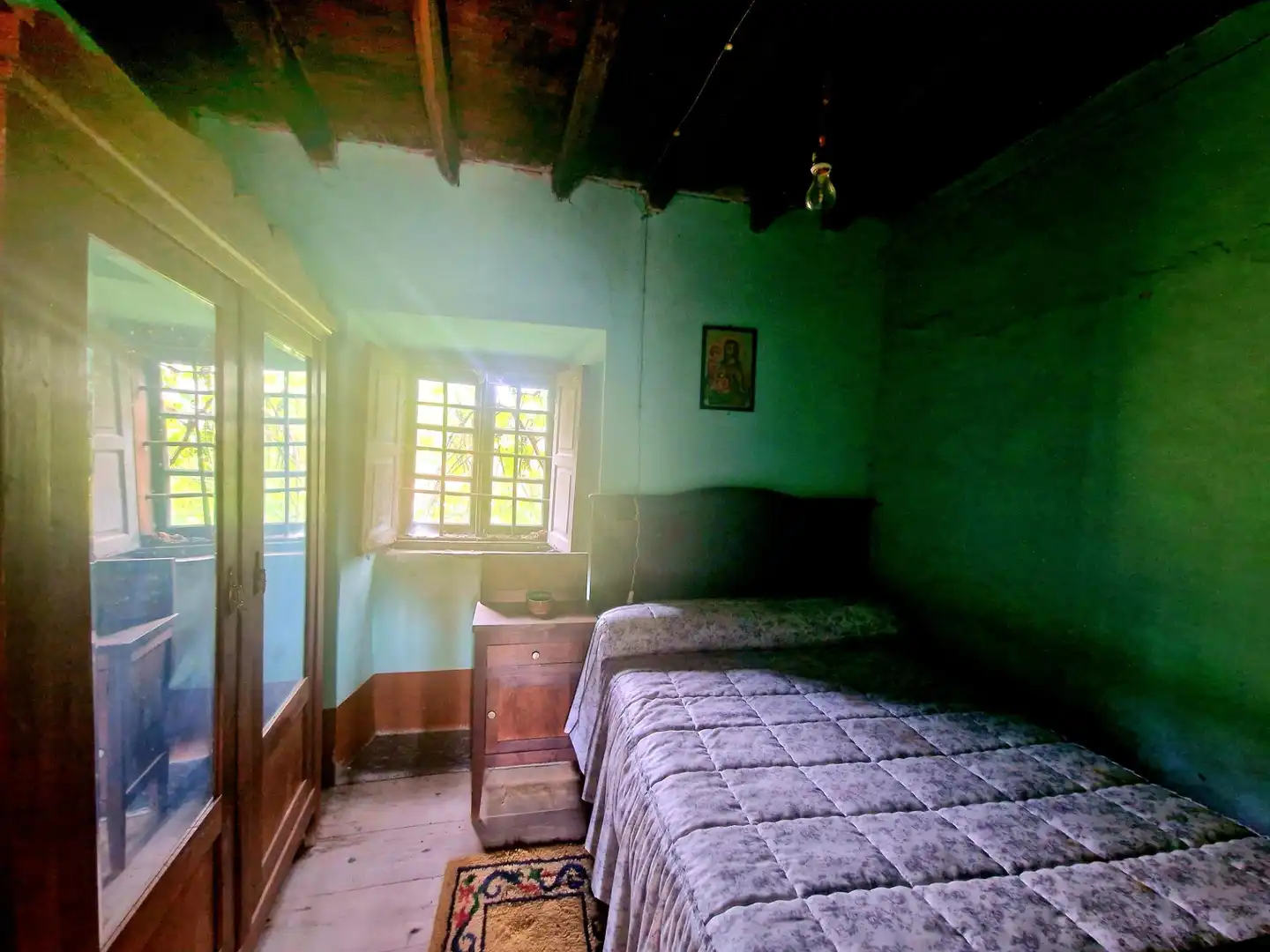 Schlafzimmer von Country house zum Verkauf in Boal mit Privatgarten und Möbliert
