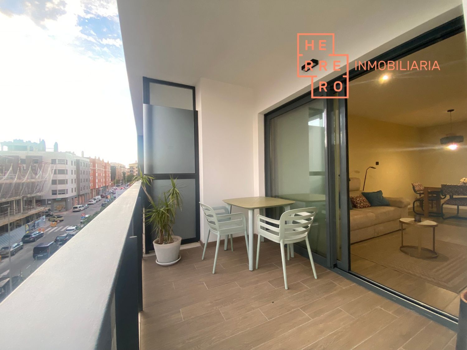 Balcony of Flat to rent in Castellón de la Plana / Castelló de la Plana  with Air Conditioner, Heating and Terrace