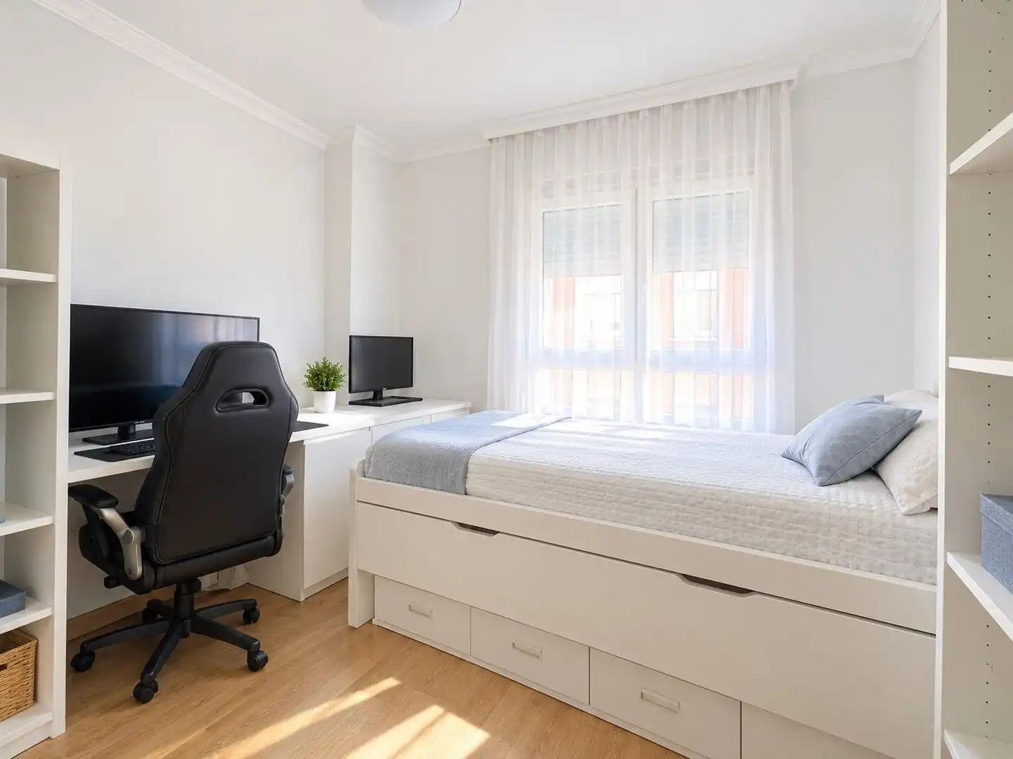 Bedroom of Flat for sale in Casco Antiguo
