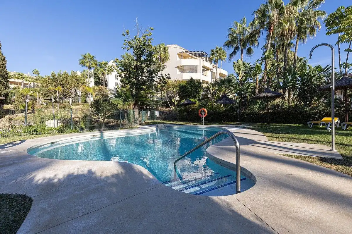 Exterior view of Attic for sale in Marbella  with Air Conditioner, Terrace and Swimming Pool