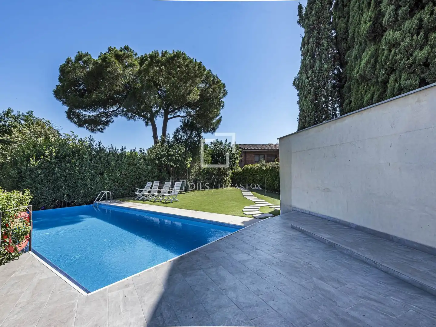 Piscina de Piso de alquiler en Sant Cugat del Vallès con Aire acondicionado, Jardín privado y Terraza