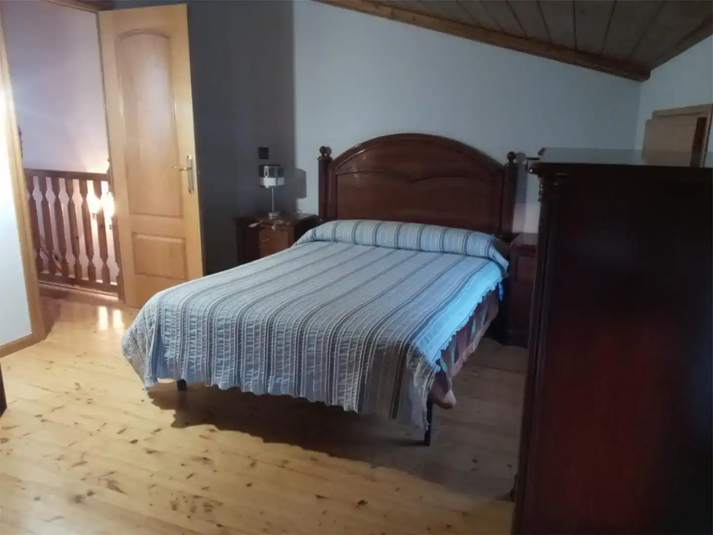 Habitación de Casa adosada en venta en Almudévar con Parquet, Amueblado y Internet
