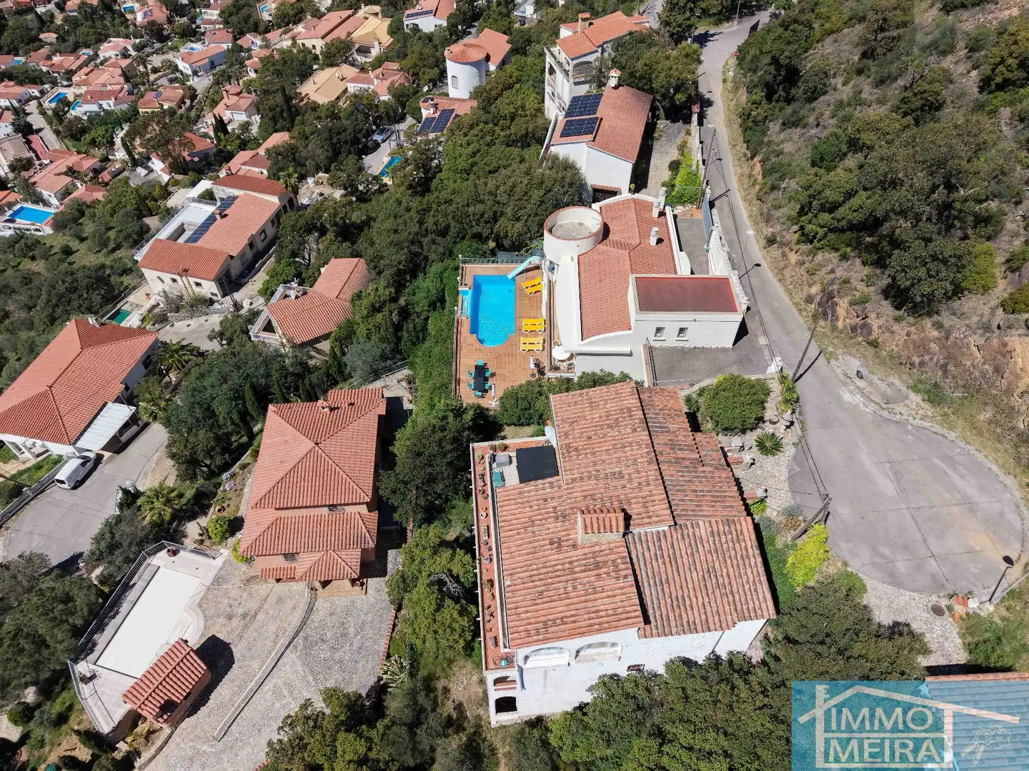 Exterior view of Houses for sale in Roses  with Air Conditioner, Heating and Private garden