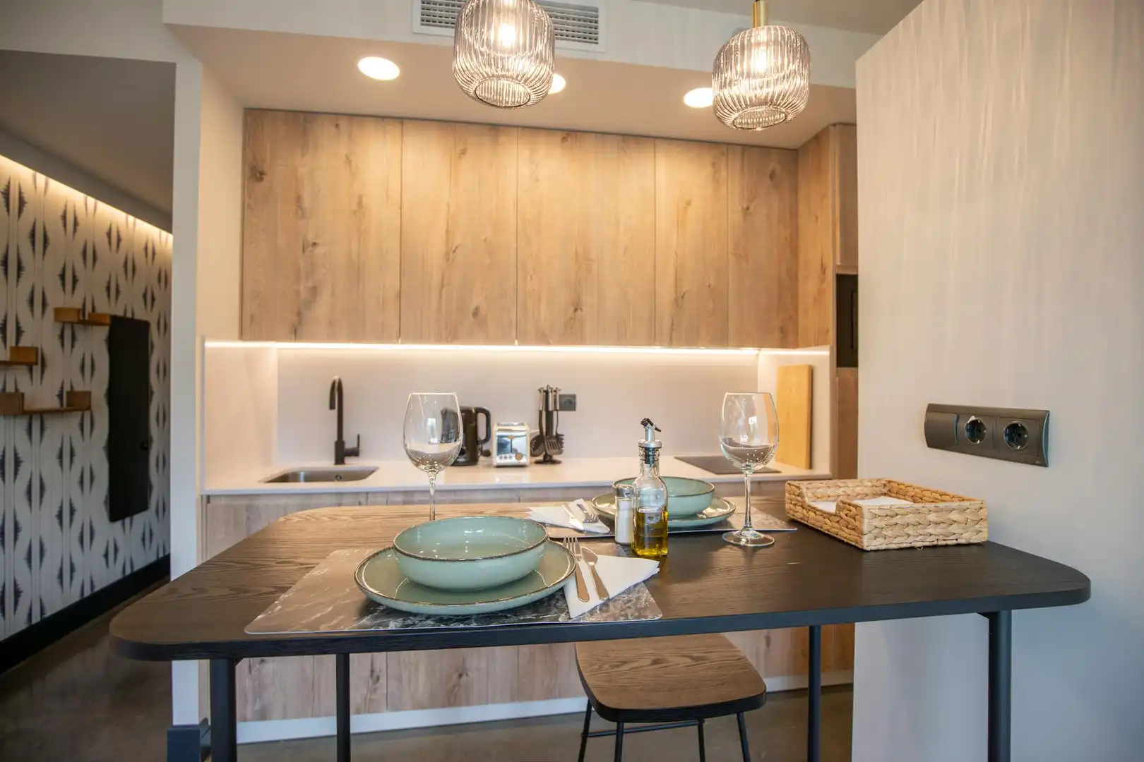 Cocina de Piso de alquiler en Madrid con Aire acondicionado, Amueblado y TV