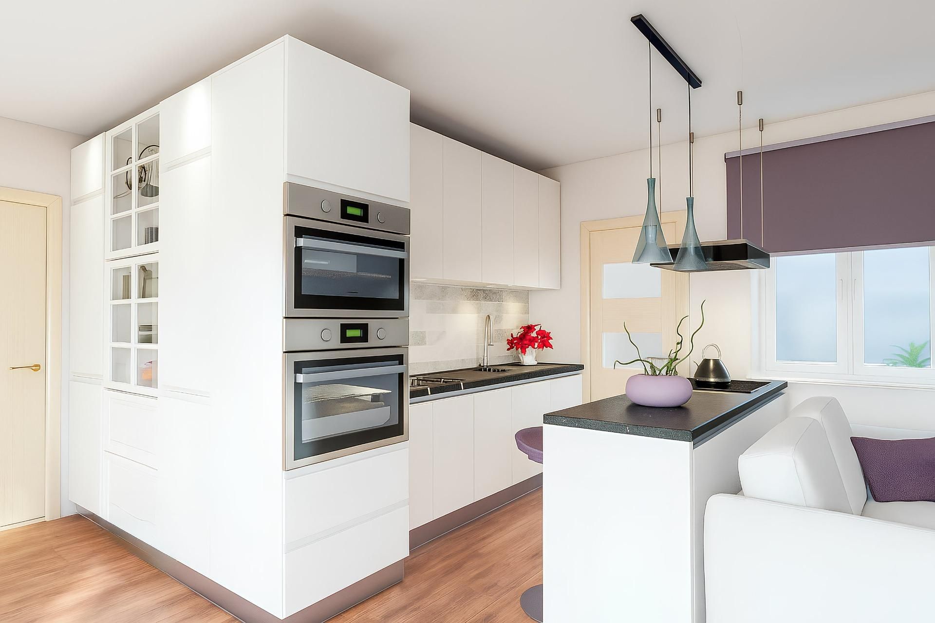 Kitchen of Flat for sale in San Agustín del Guadalix  with Air Conditioner, Heating and Private garden