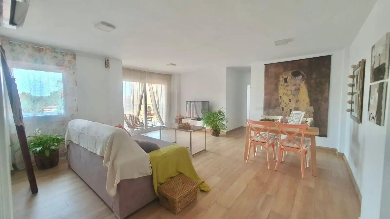 Sala d'estar de Pis en venda en Málaga amb Aire condicionat i Terrassa