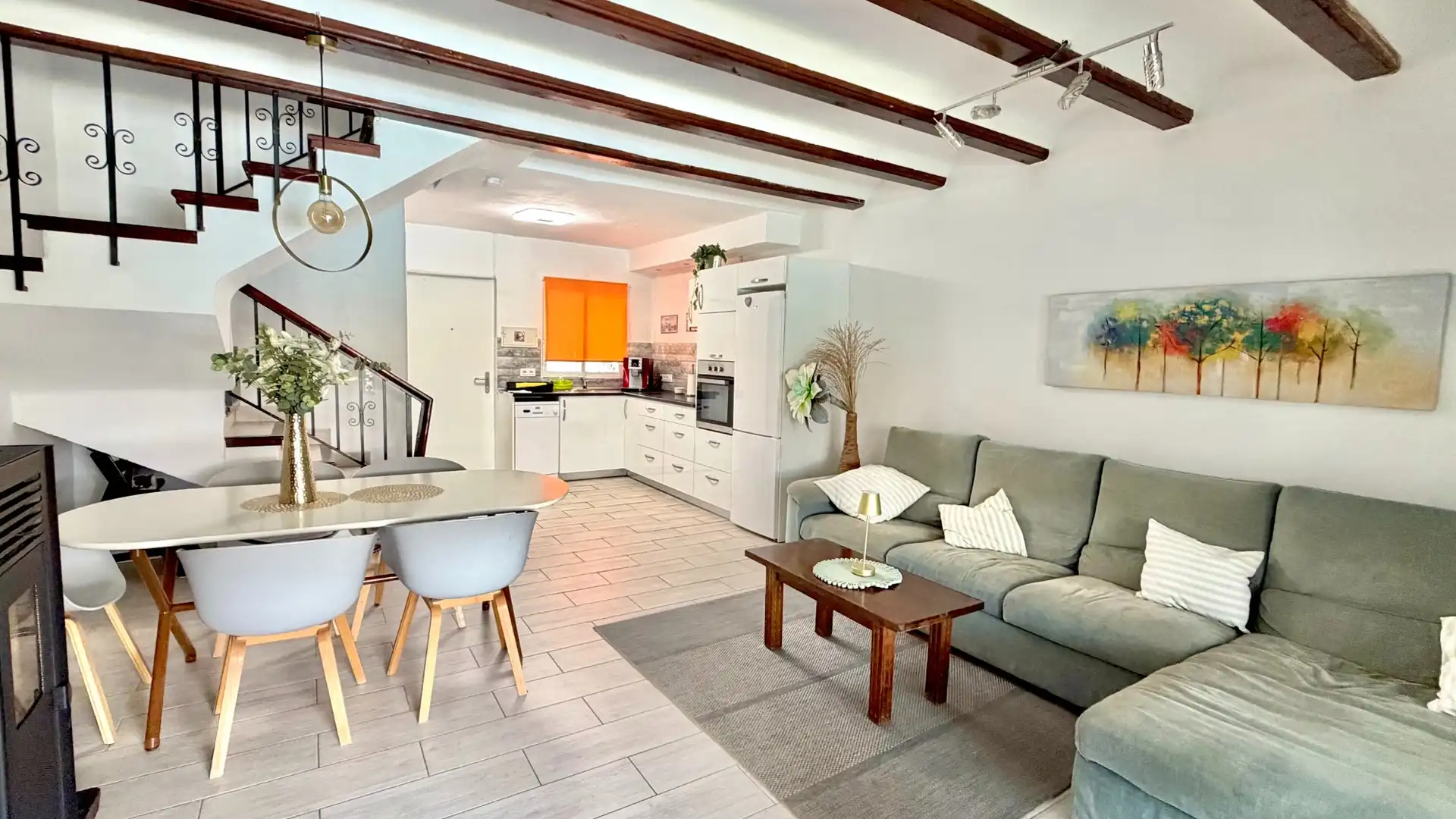 Sala de estar de Casa o chalet en venta en Dénia con Aire acondicionado, Terraza y Trastero