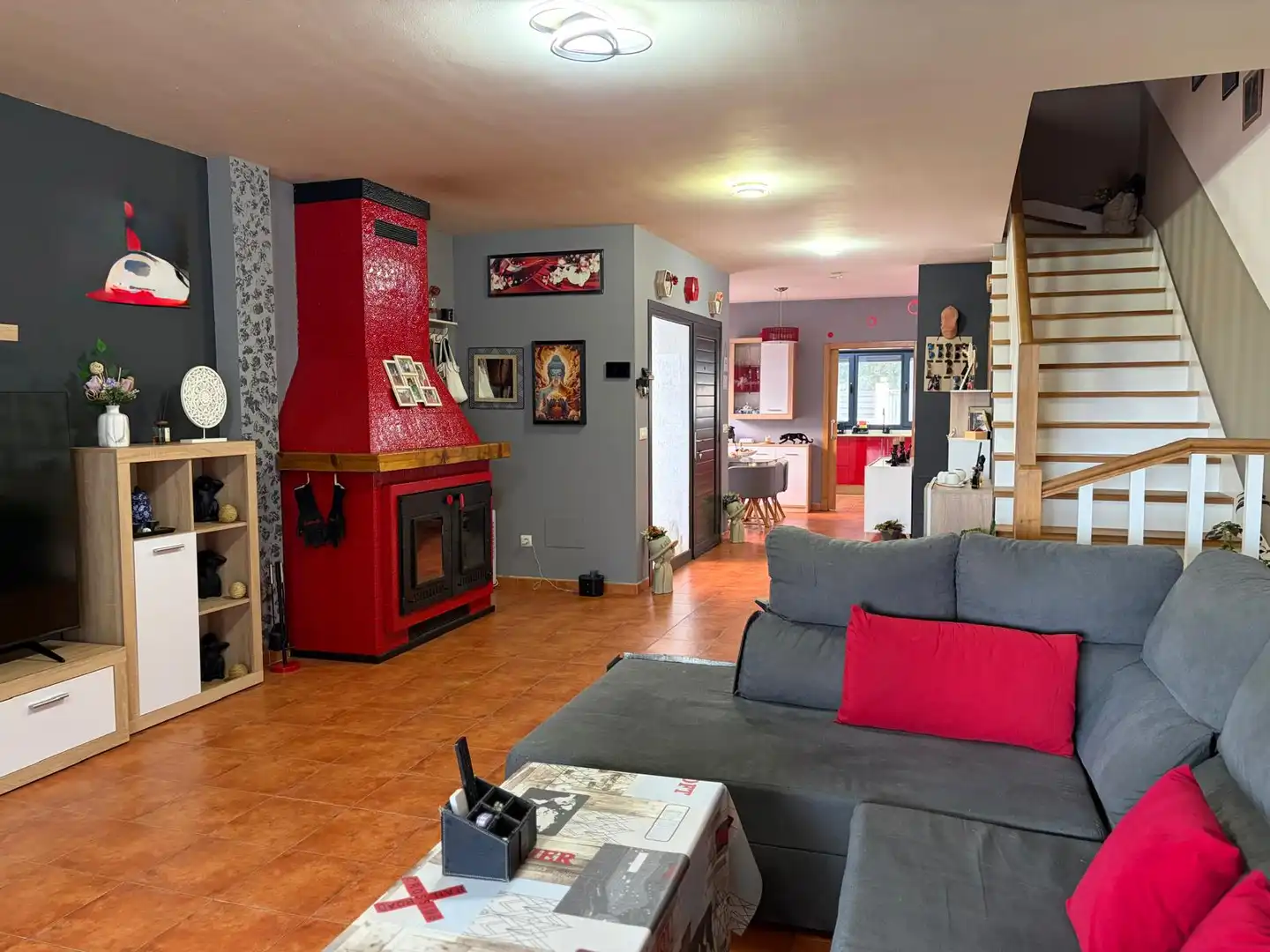 Casa aparellada amb terrassa en venda a Ponteareas, imagen 7