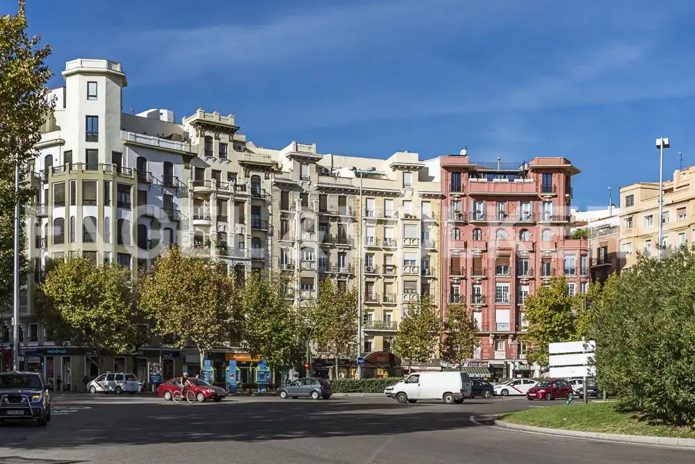Außenansicht von Maisonette zur Miete in Madrid mit Klimaanlage, Heizung und Möbliert